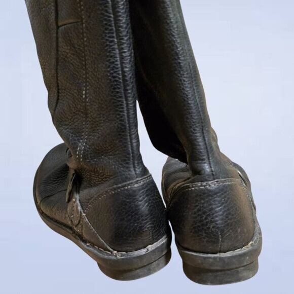 Clarks 63029 Nikki Black Leather Boots - Size 8 - Picture 7 of 10